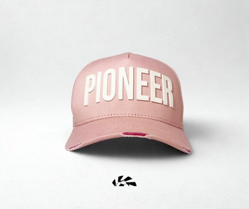 BONÉ PIONEER TRUCKER ROSA ABA CURVA - Image 5