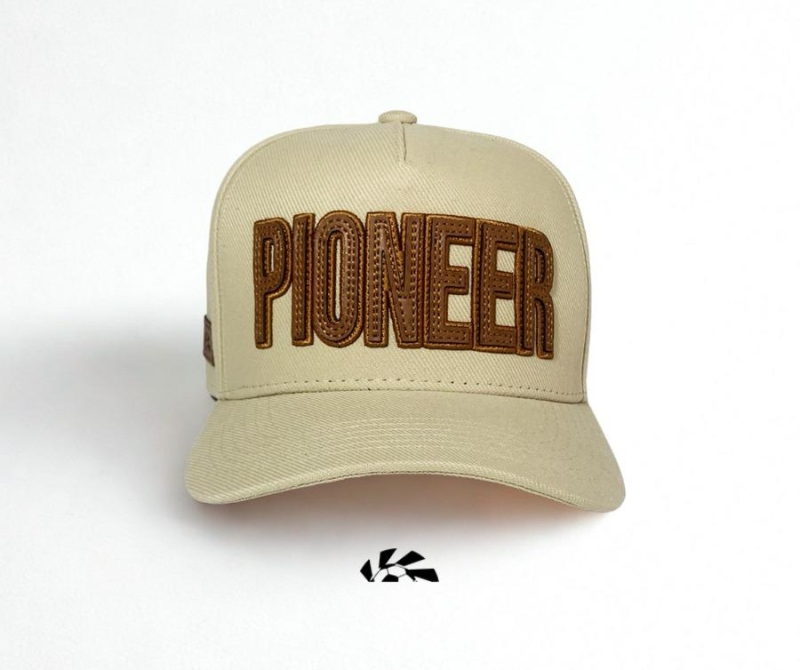 BONÉ PIONEER TRUCKER ABA CURVA BEGE - Image 5