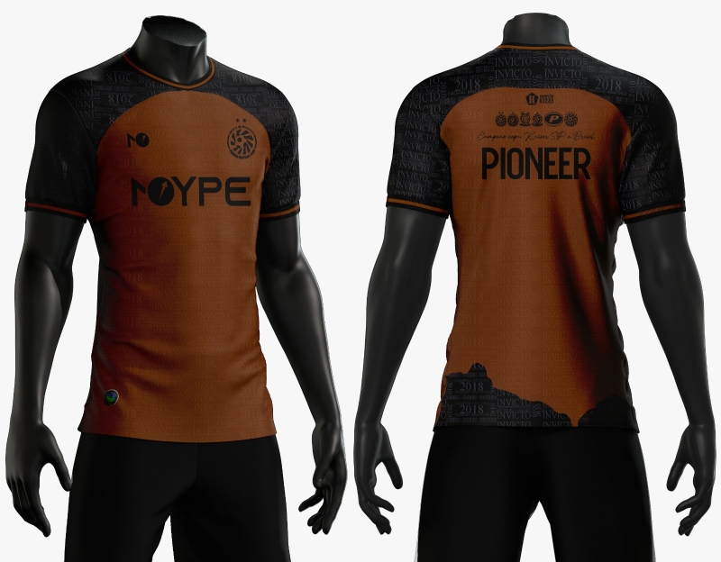 CAMISA SPIRIT MASCULINA MARROM PIONEER
