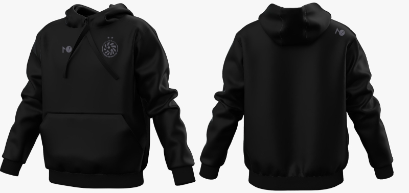 MOLETOM CANGURU BLACK